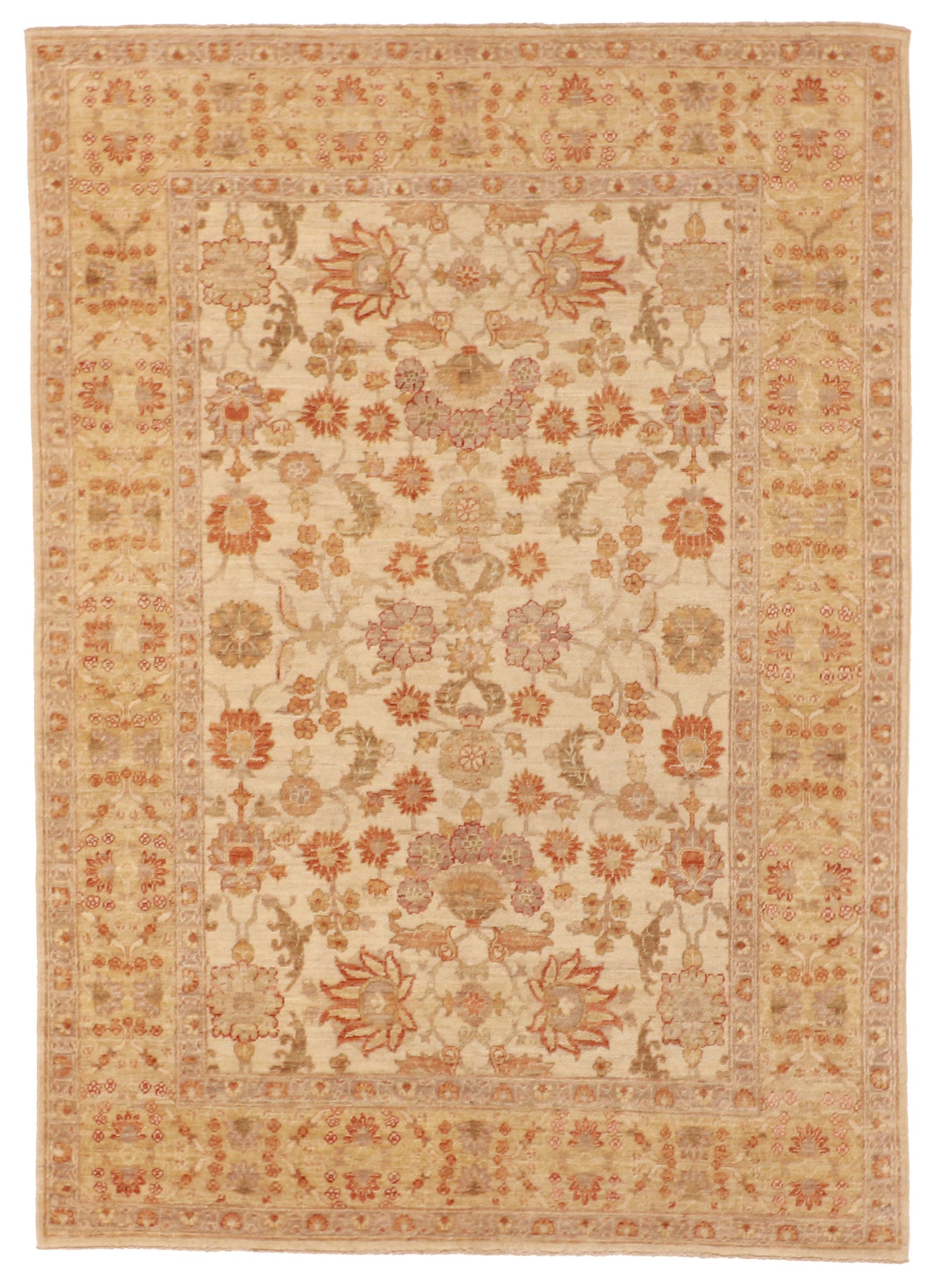 5x7 - Vermin Wool All Over Rectangle - Hand Knotted Rug