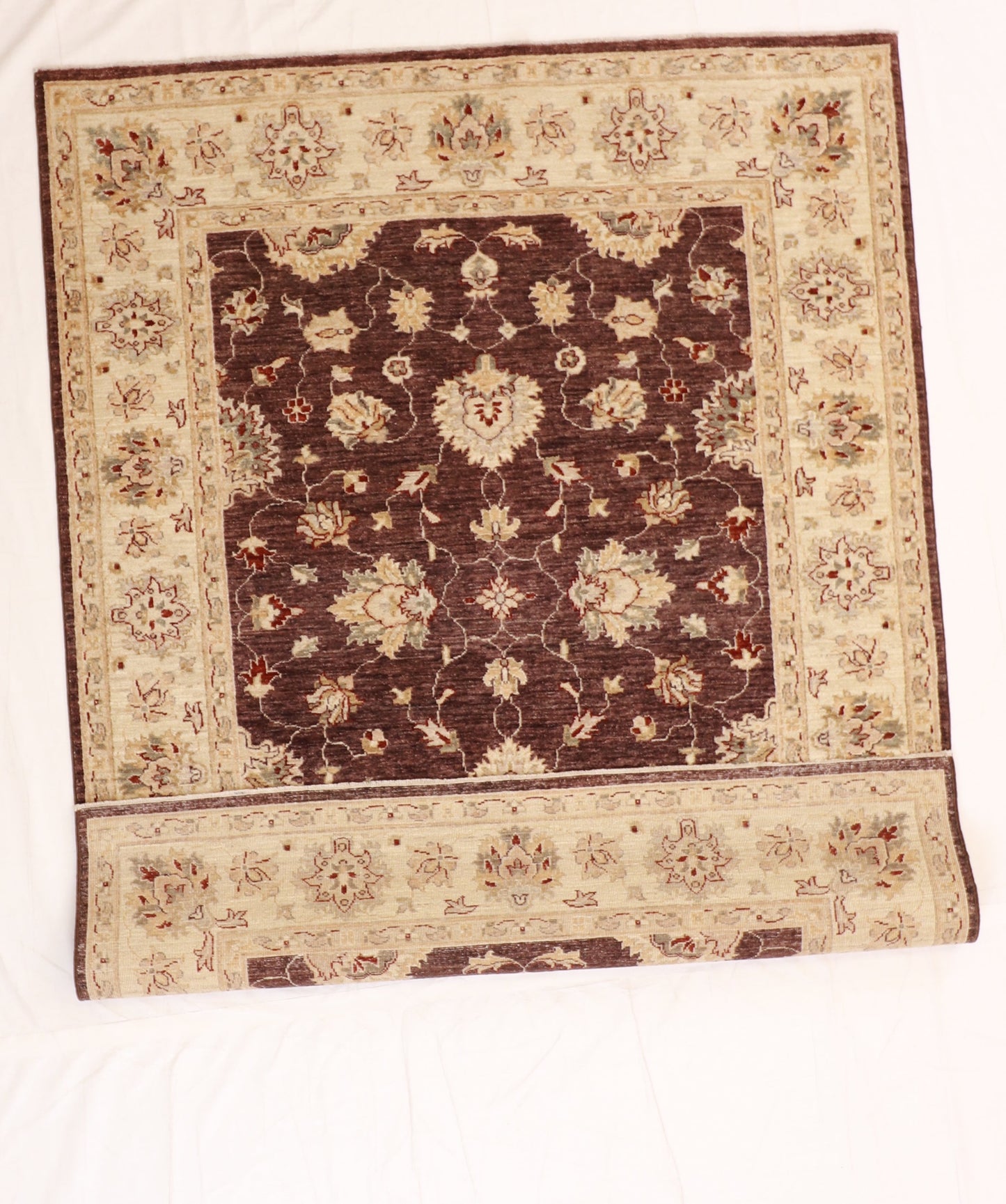 5x7 - Frahan Fine Floral Rectangle - Hand Knotted Rug