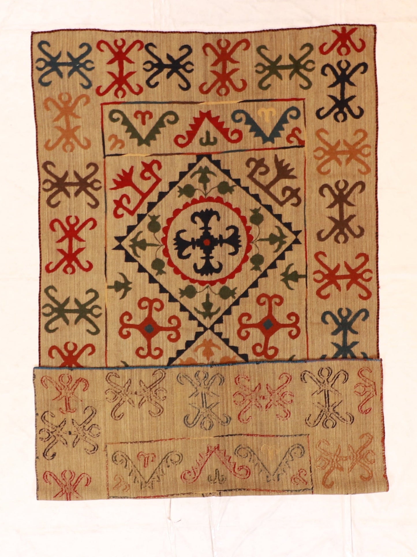 6x9 - Suzani Fine/Wool All Over Rectangle - Hand Knotted Rug