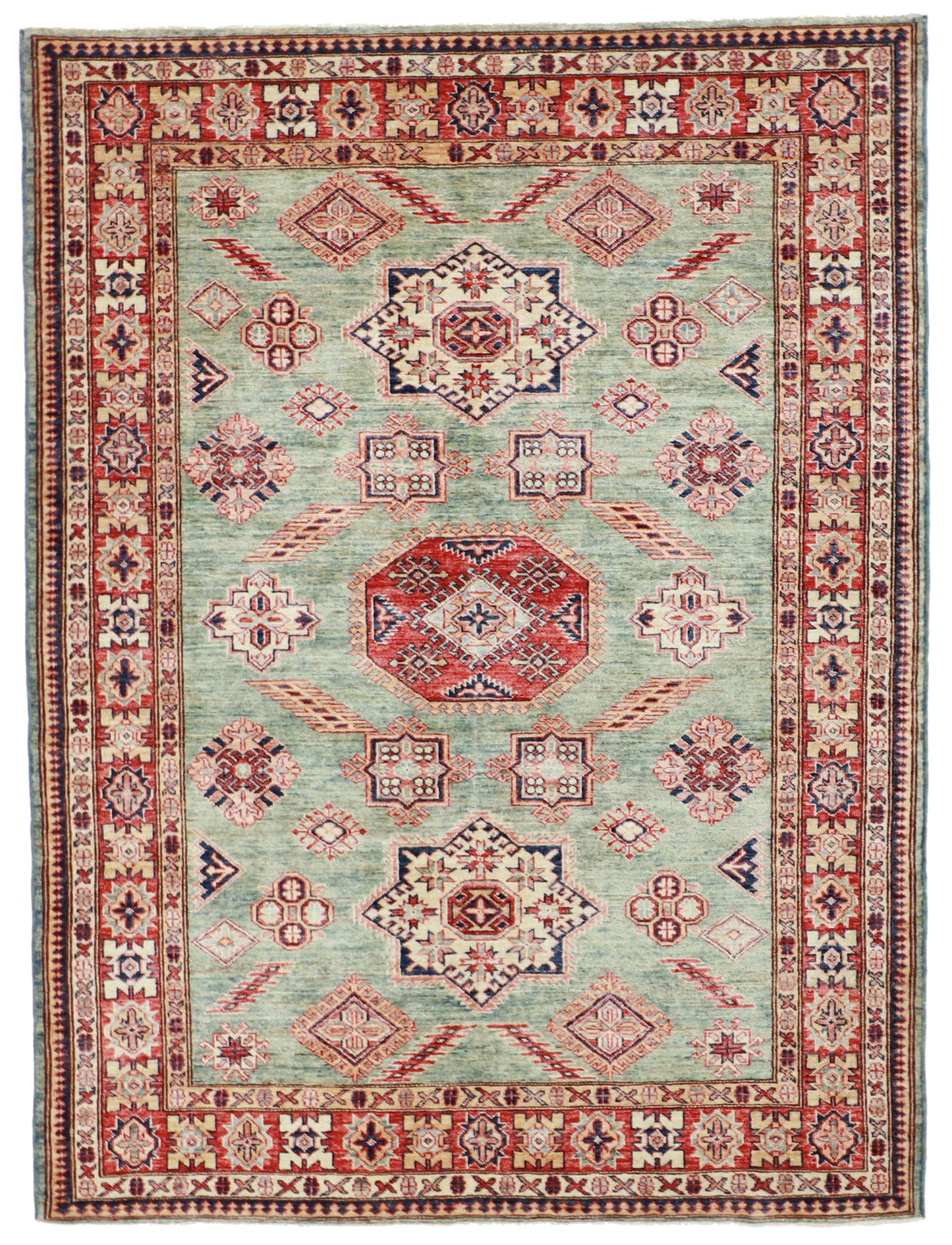 5x7 - Serapie Fine/Wool All Over Rectangle - Hand Knotted Rug