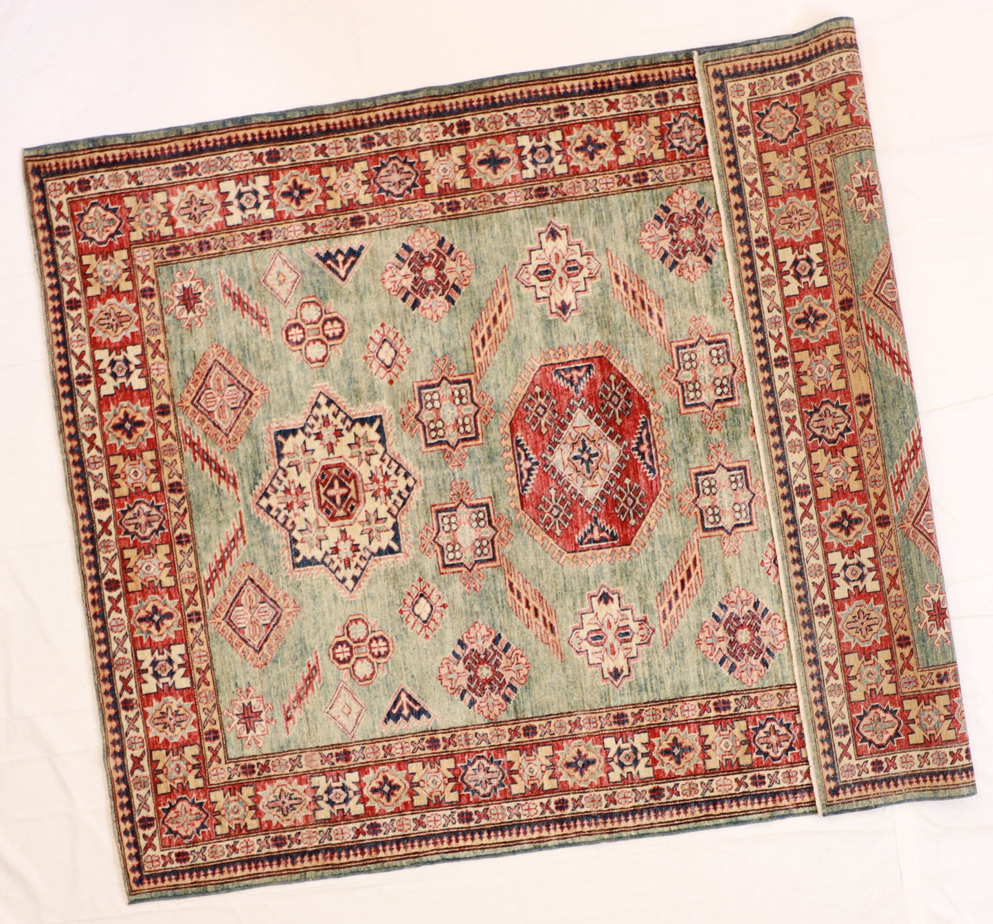 5x7 - Serapie Fine/Wool All Over Rectangle - Hand Knotted Rug