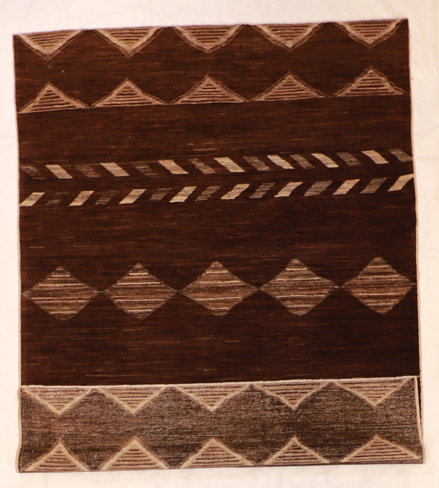 6x9 - Modern Fine All Over Rectangle - Hand Knotted Rug