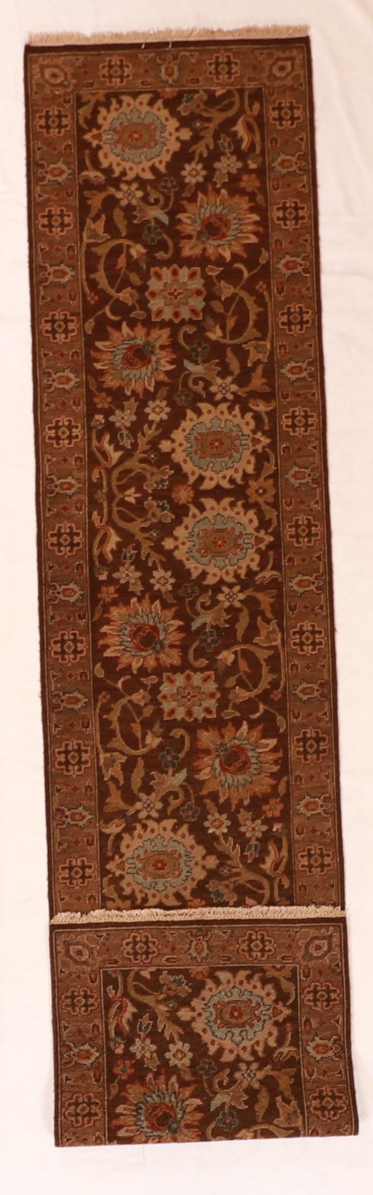 Runner - Mahal Fine/Wool All Over Rectangle - Hand Knotted Rug