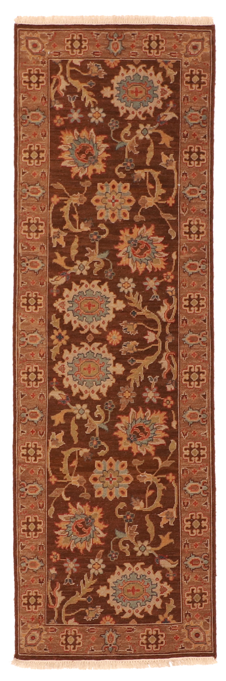 Runner - Mahal Fine/Wool All Over Rectangle - Hand Knotted Rug