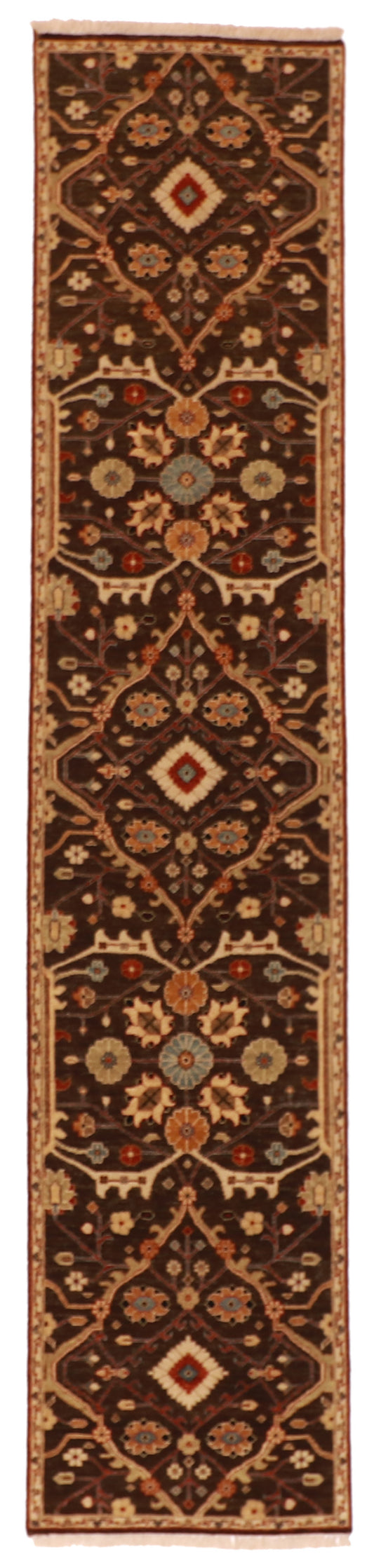 Runner - Ziegler Mahal Fine/Wool All Over Rectangle - Hand Knotted Rug