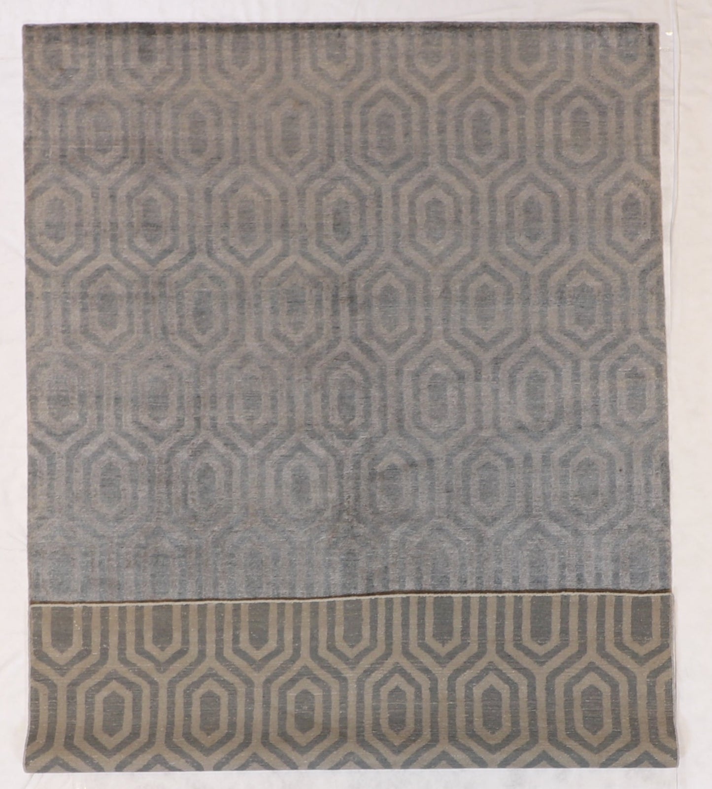 6x9 - Modern Fine/Silk All Over Rectangle - Hand Knotted Rug