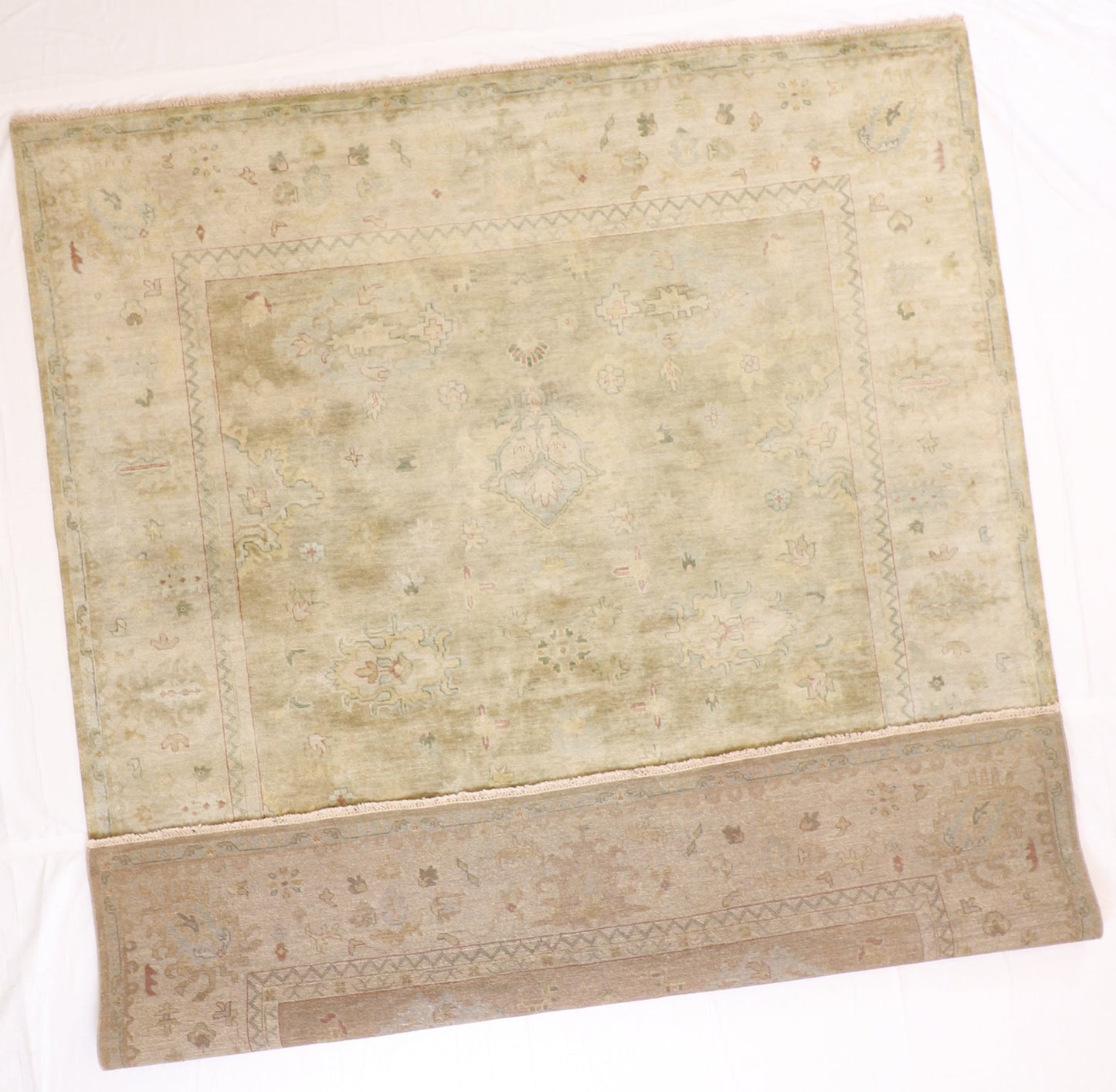 8x10 - Oushak Fine All Over Rectangle - Hand Knotted Rug