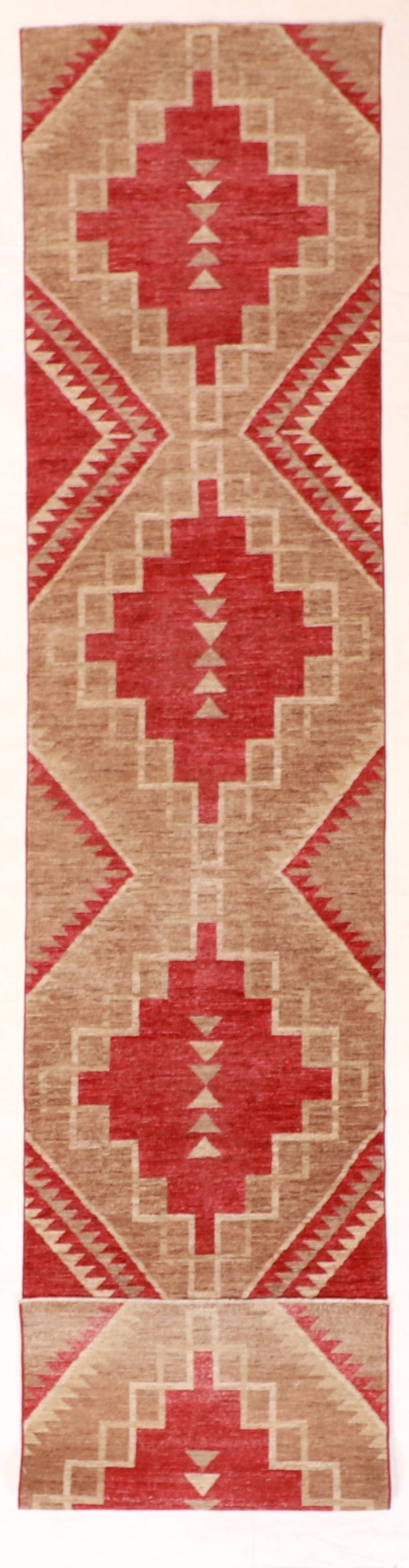 Runner - Navajo Fine Wool All Over Rectangle - Hand Knotted Rug