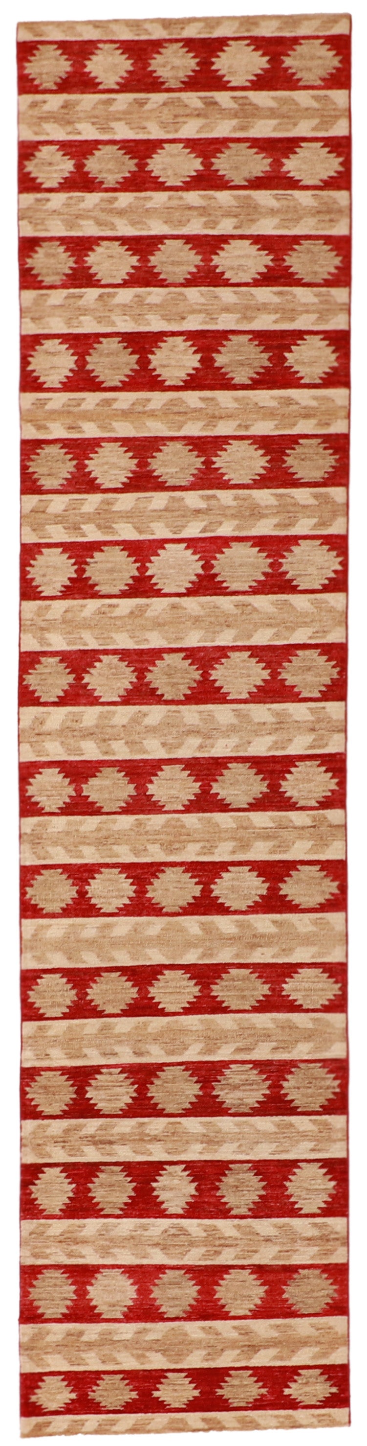 Runner - Navajo Fine Wool All Over Rectangle - Hand Knotted Rug