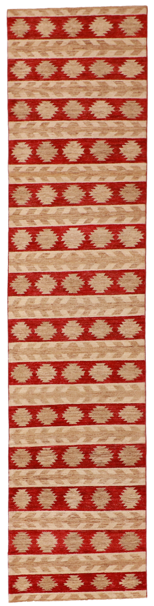 Runner - Navajo Fine Wool All Over Rectangle - Hand Knotted Rug