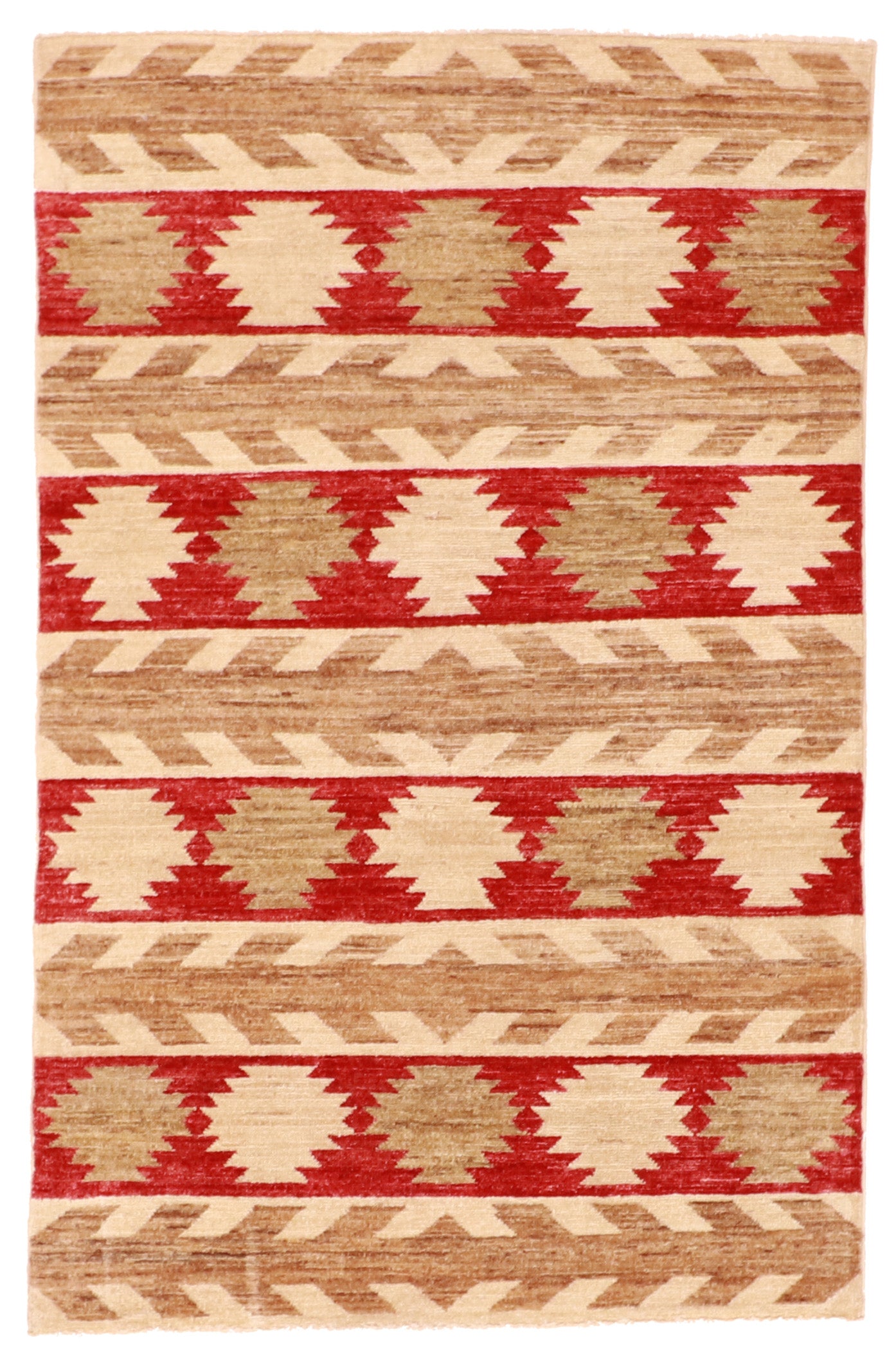 3x5 - Navajo Fine Wool All Over Rectangle - Hand Knotted Rug