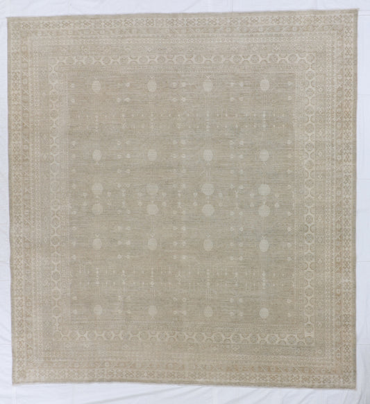 9x12 - Malayer Fine Wool All Over Rectangle - Hand Knotted Rug