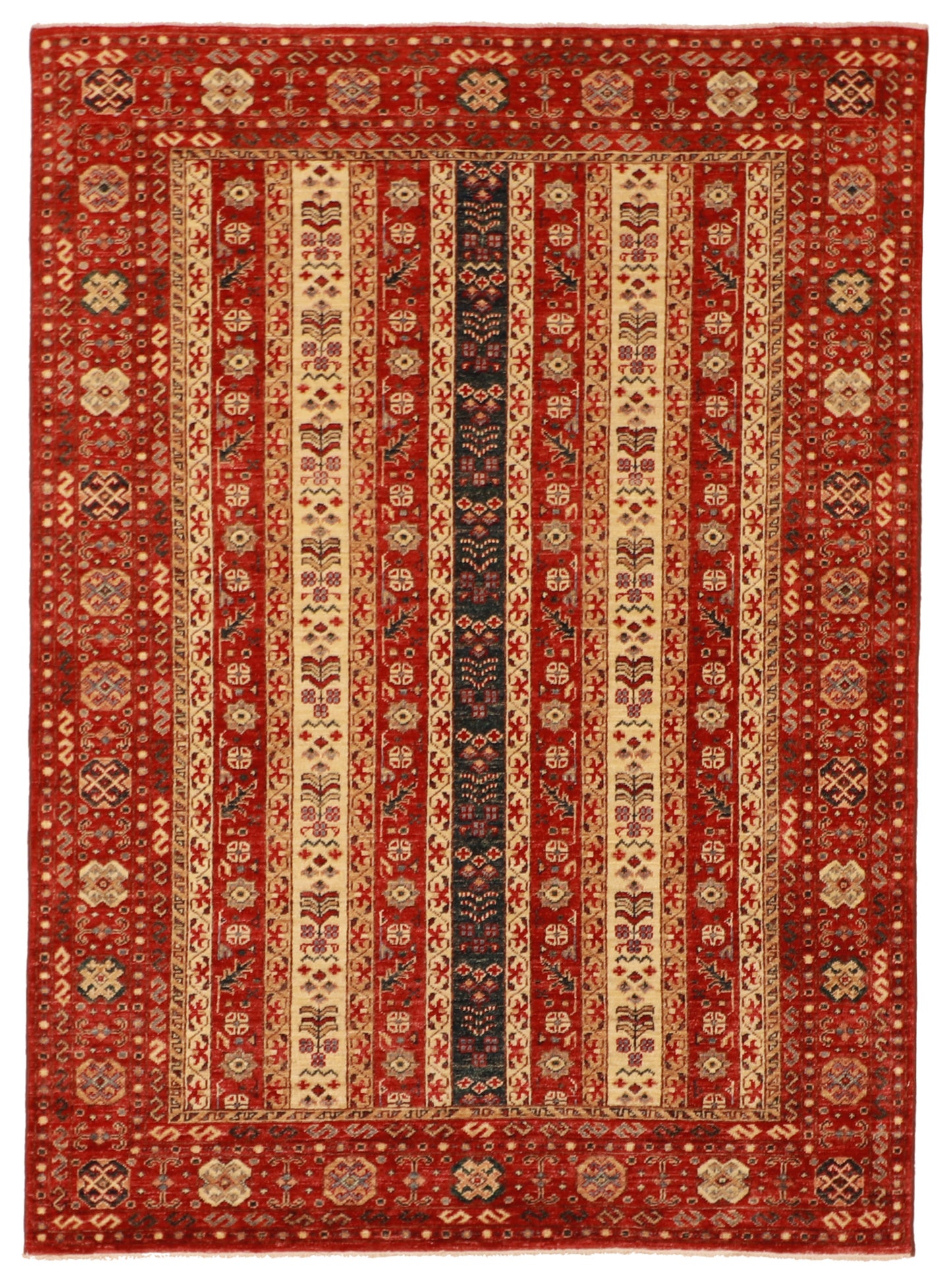 5x7 - Abado Fine All Over Rectangle - Hand Knotted Rug