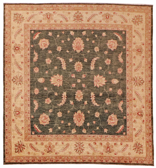 Square - Tabriz Fine/Wool All Over - Hand Knotted Rug