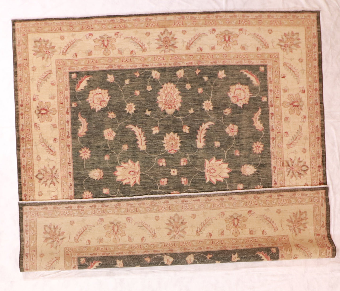 Square - Tabriz Fine/Wool All Over - Hand Knotted Rug