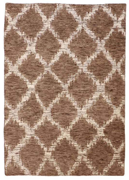 5x7 - Modern Fine All Over Rectangle - Hand Knotted Rug