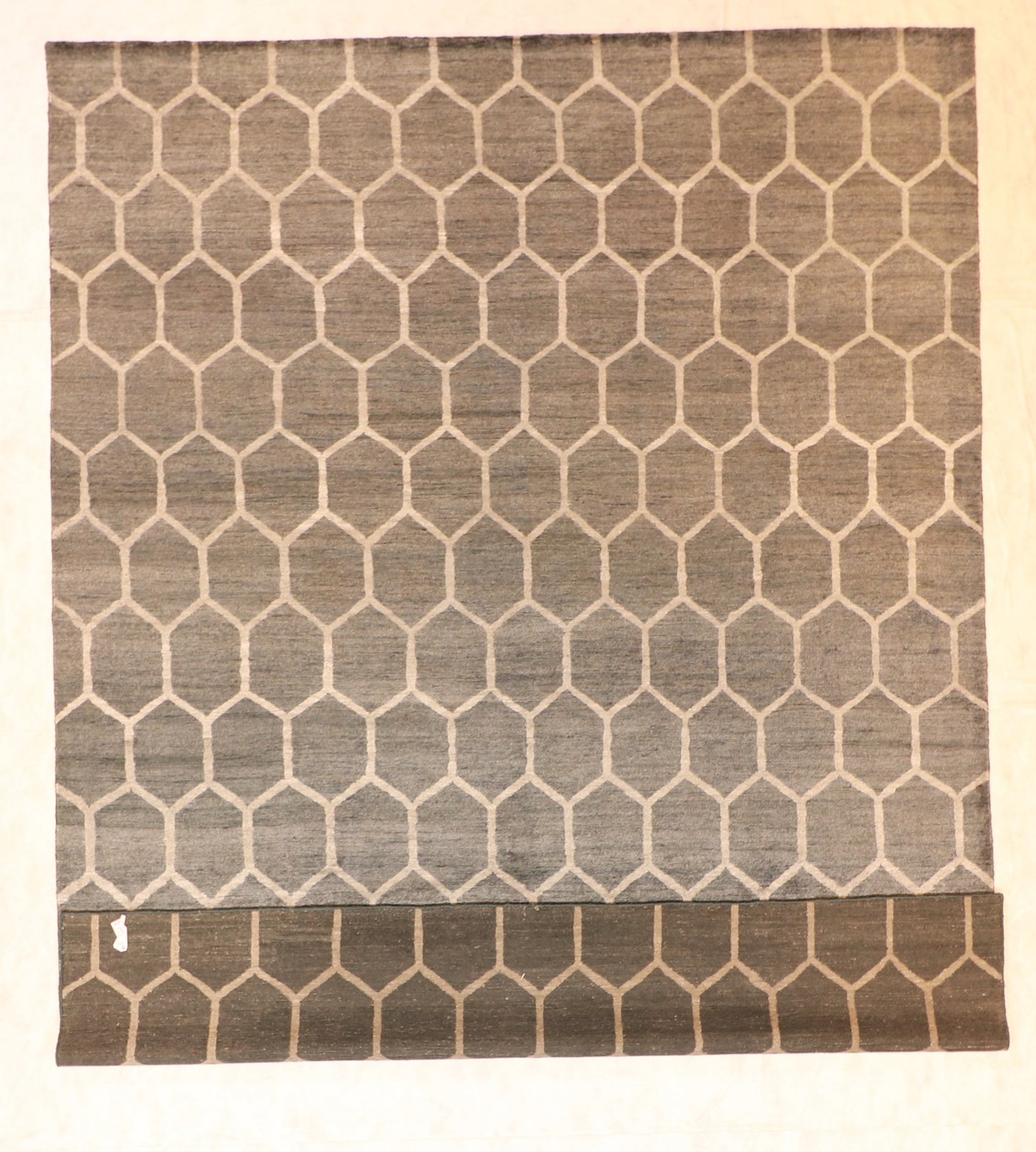 9x12 - Modern Fine/Silk All Over Rectangle - Hand Knotted Rug