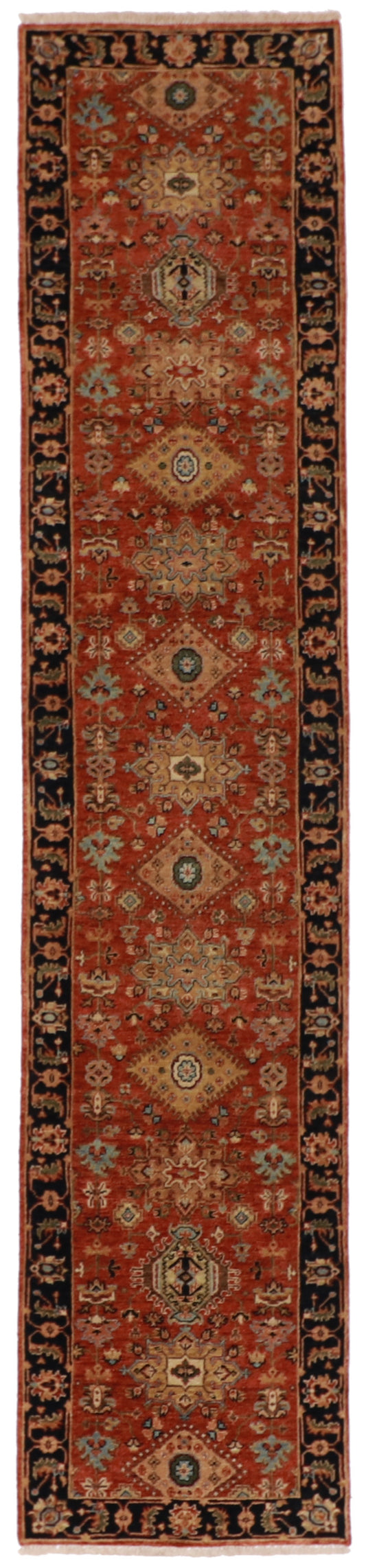 Runner - Sultan Abad Fine Wool All Over Rectangle - Hand Knotted Rug