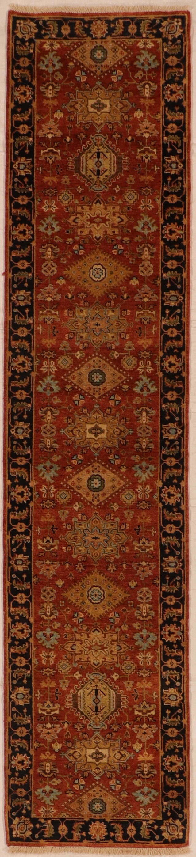 Runner - Karajeh Fine All Over Rectangle - Hand Knotted Rug