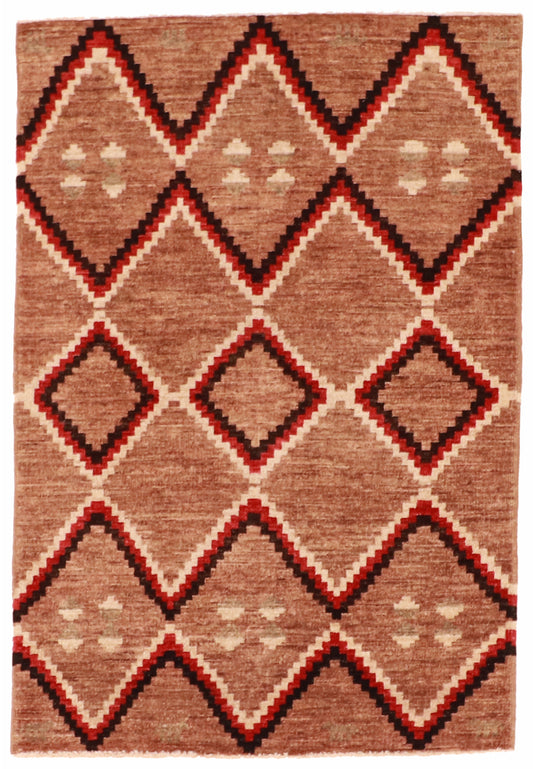 3x5 - Mountain Modern Fine/Wool All Over Rectangle - Hand Knotted Rug