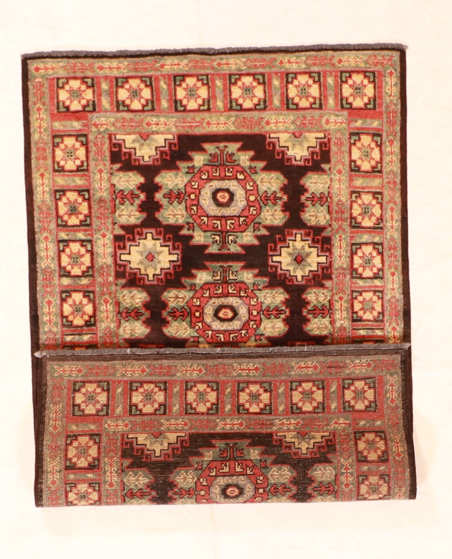 3x5 - Kazak Wool All Over Rectangle - Hand Knotted Rug