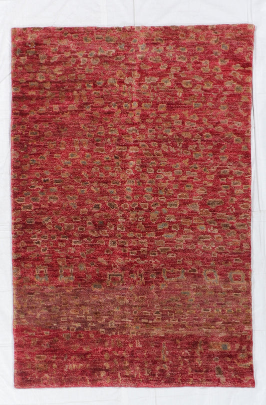 5x7 - Modern Jute All Over Rectangle - Hand Knotted Rug