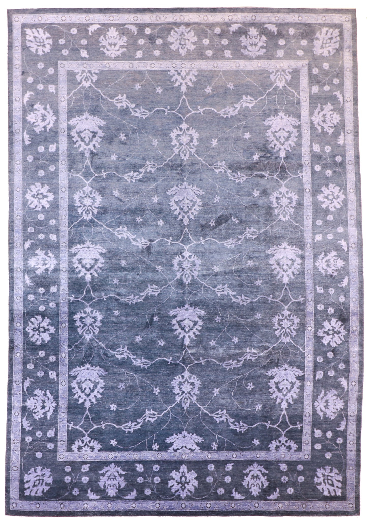 10x14 - Tabriz Fine All Over Rectangle - Hand Knotted Rug