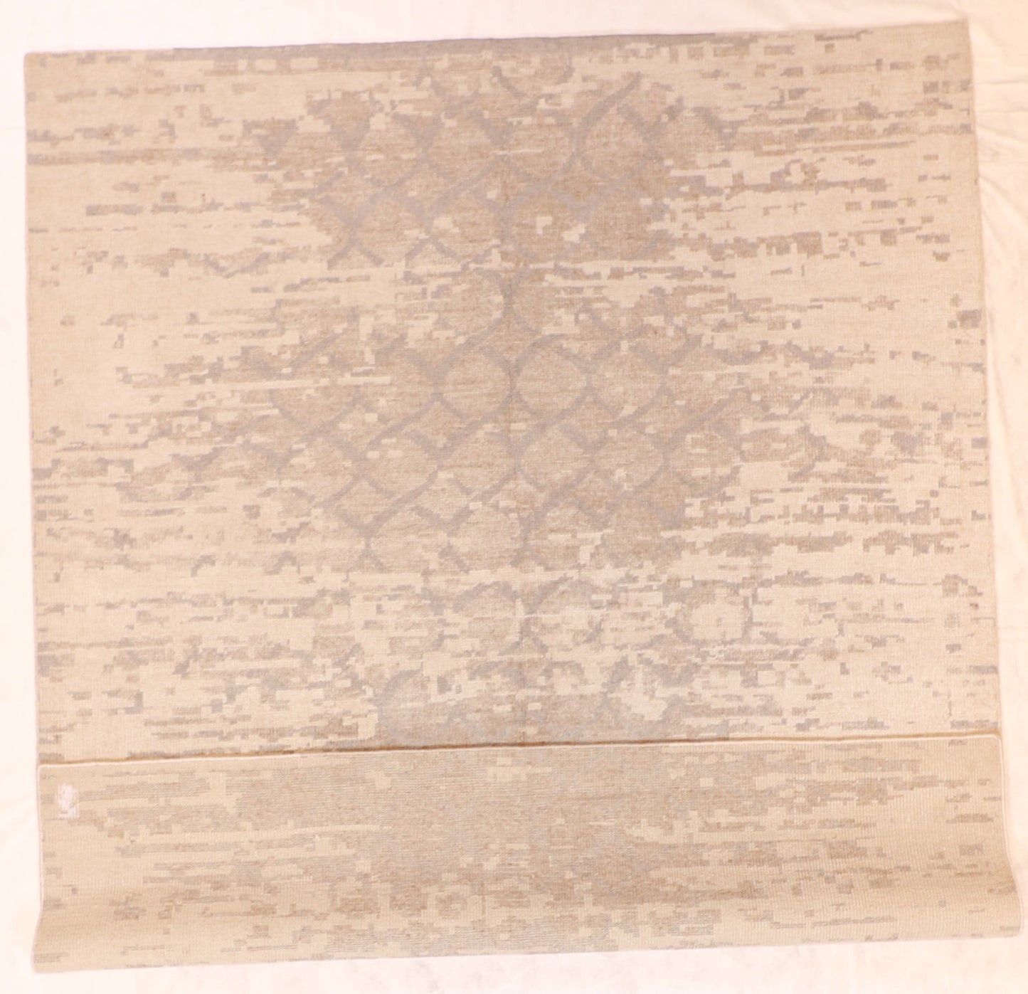 8x10 - Modern Fine All Over Rectangle - Hand Knotted Rug