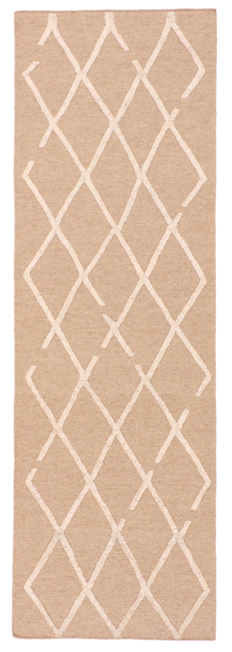 Runner - Kilim Modern Fine Wool All Over Rectangle - Hand Knotted Rug