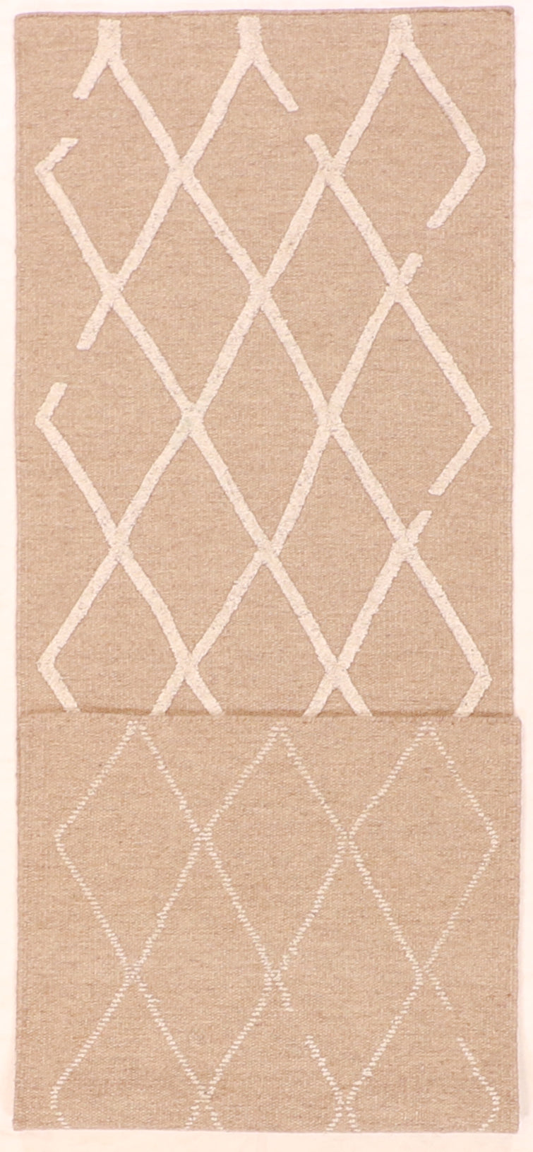 Runner - Kilim Modern Fine Wool All Over Rectangle - Hand Knotted Rug