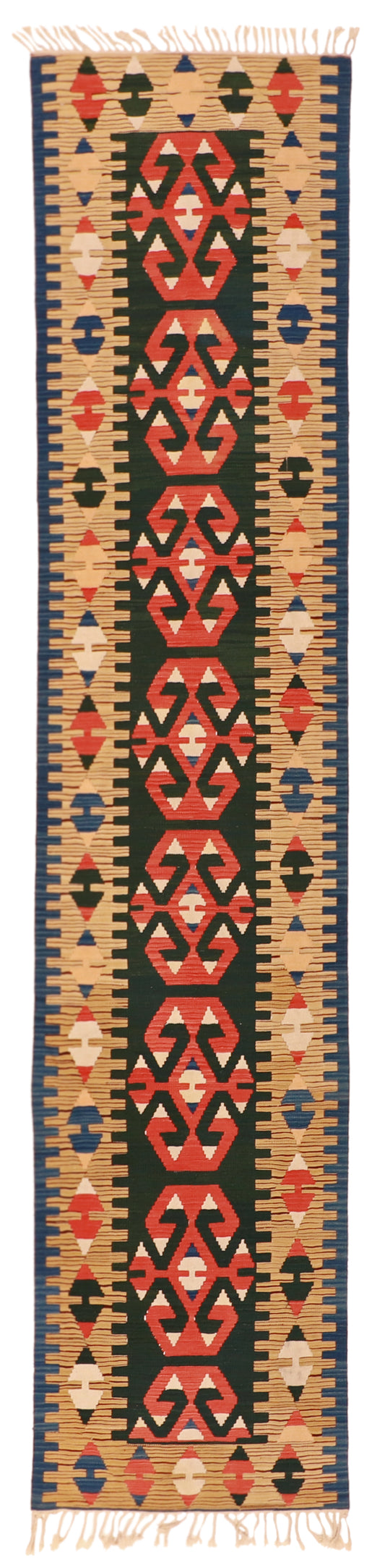 Runner - Kilim Fine/Wool All Over Rectangle - Hand Knotted Rug