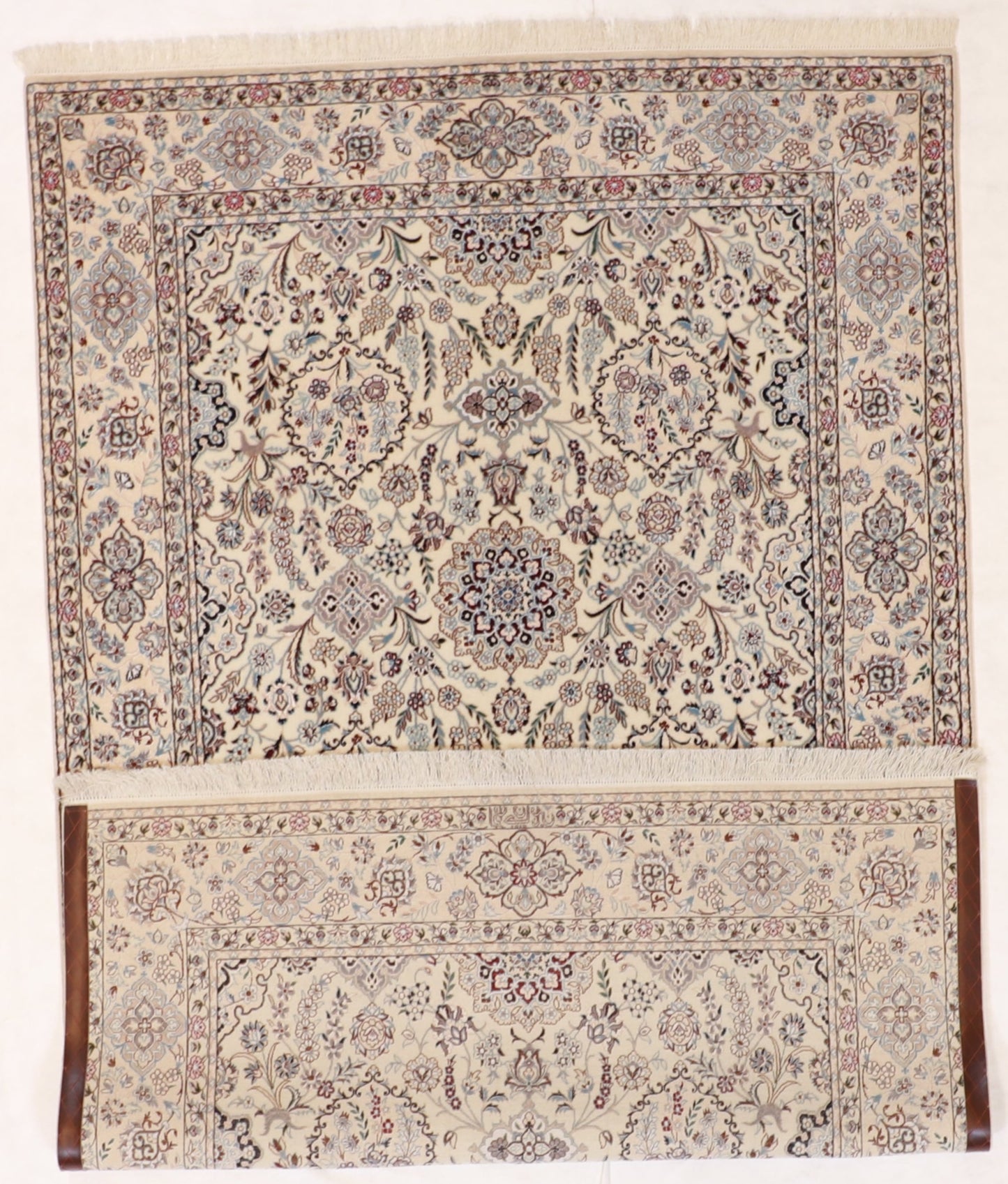 5x7 - Nezam Silk/Wool All Over Rectangle - Hand Knotted Rug