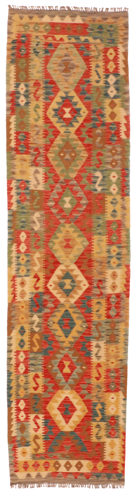 Runner - Kilim Fine/Wool All Over Rectangle - Hand Knotted Rug