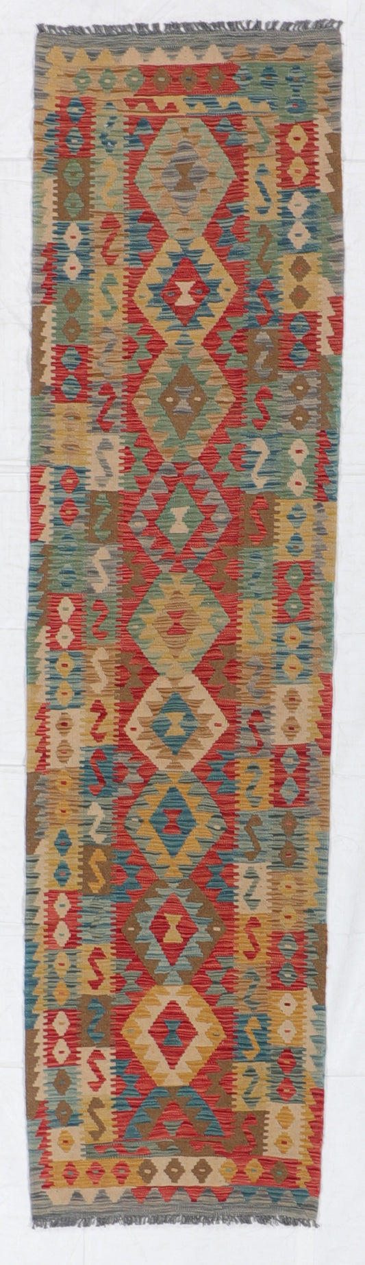 Runner - Kilim Fine/Wool All Over Rectangle - Hand Knotted Rug