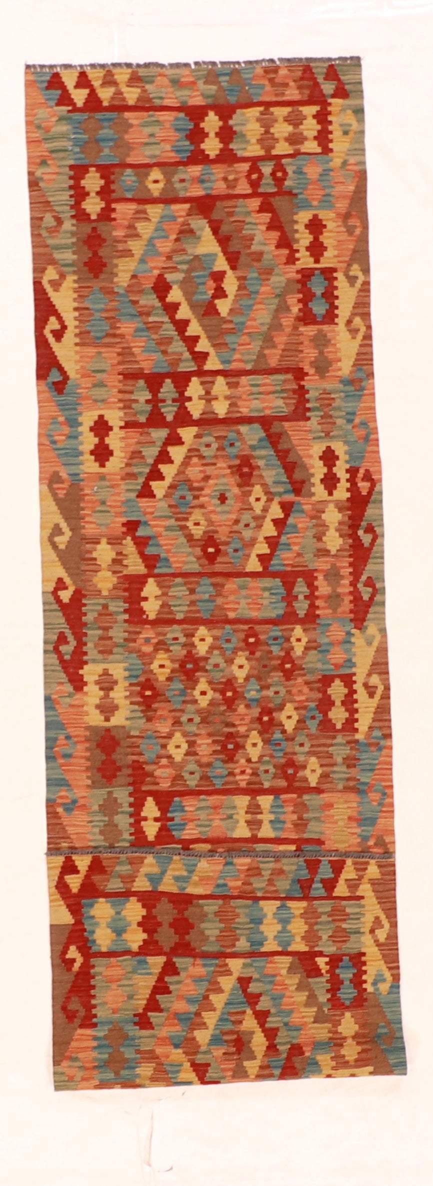 Runner - Kilim Fine/Wool All Over Rectangle - Hand Knotted Rug