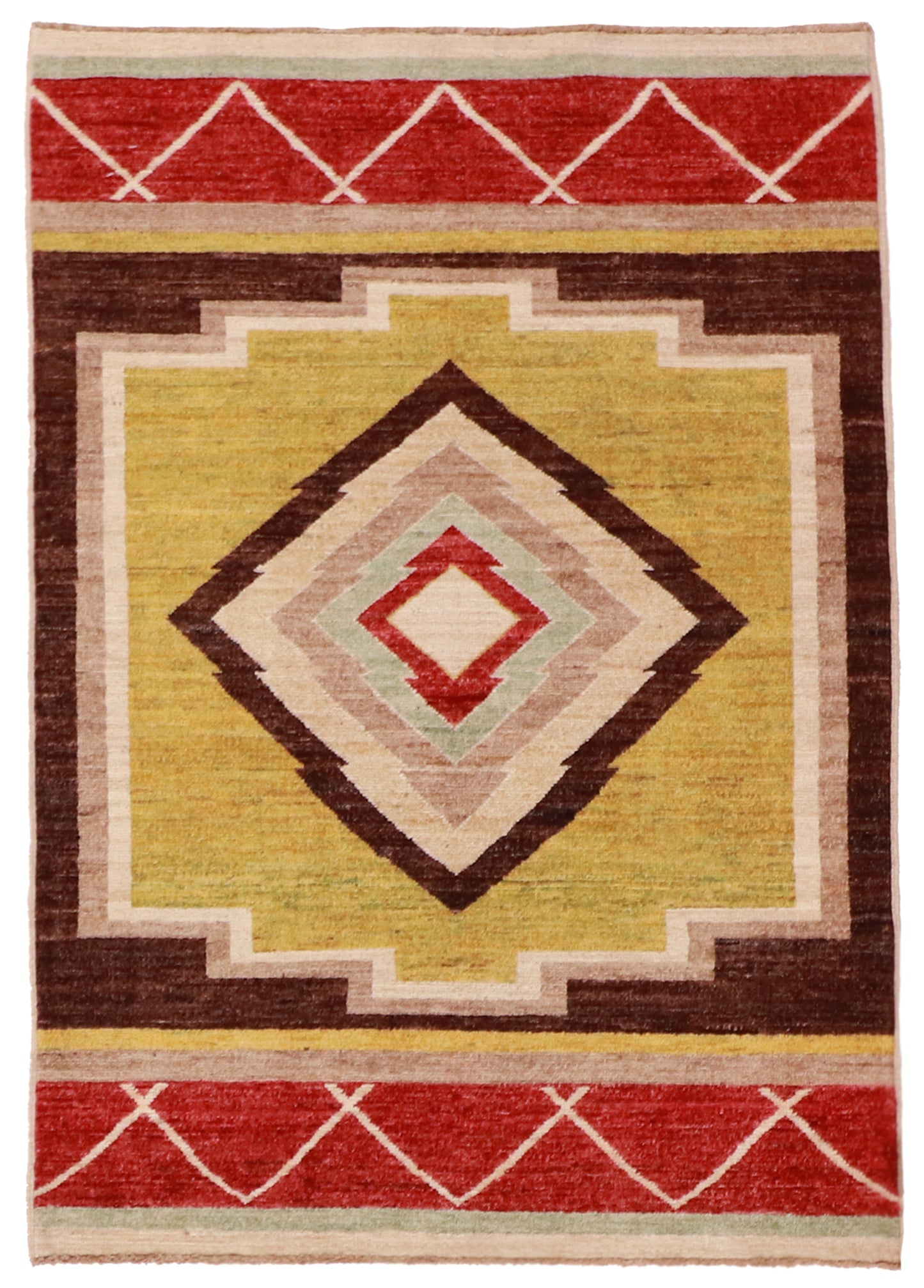 3x5 - Mountain Modern Fine/Wool All Over Rectangle - Hand Knotted Rug