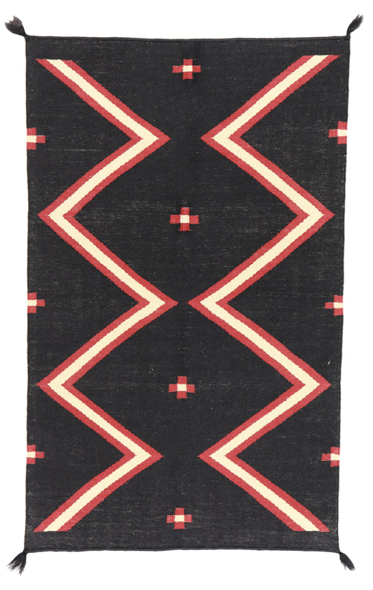 3x5 - Navajo Fine Wool All Over Rectangle - Hand Knotted Rug