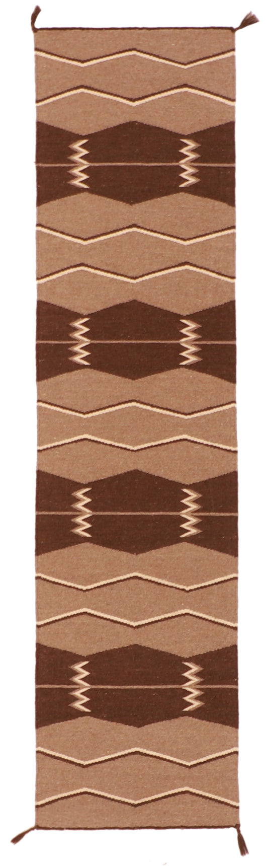 Runner - Navajo Fine Wool All Over Rectangle - Hand Knotted Rug