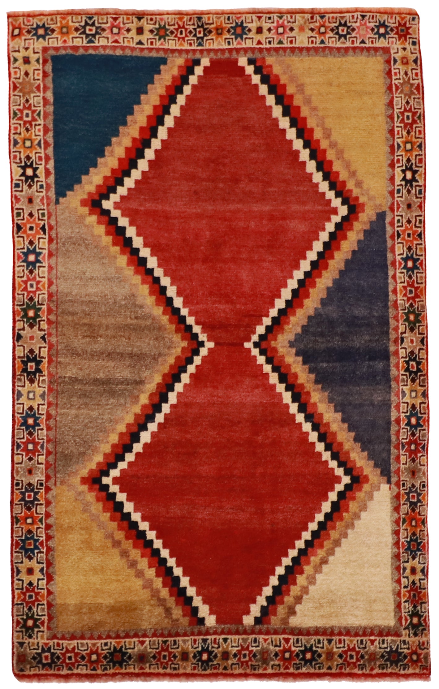 3x5 - Gabbeh Fine/Wool All Over Rectangle - Hand Knotted Rug