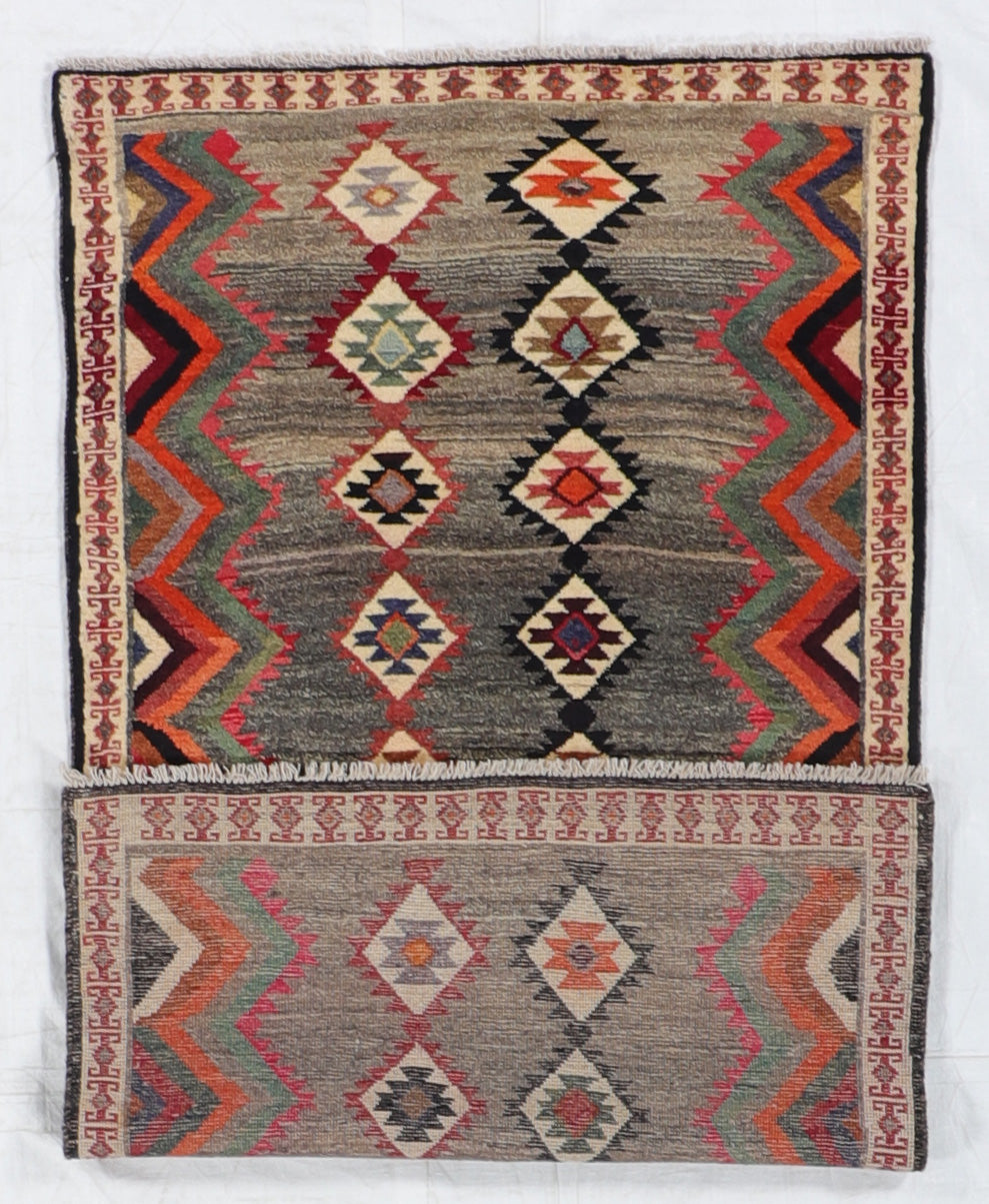 4x6 - Gabbeh Fine/Wool All Over Rectangl - Hand knotted Rug