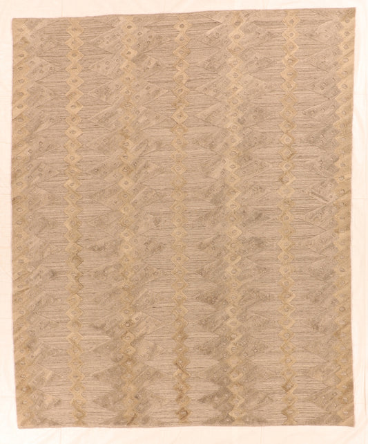 8x10 - Modern Wool All Over Rectangle - Hand Knotted Rug