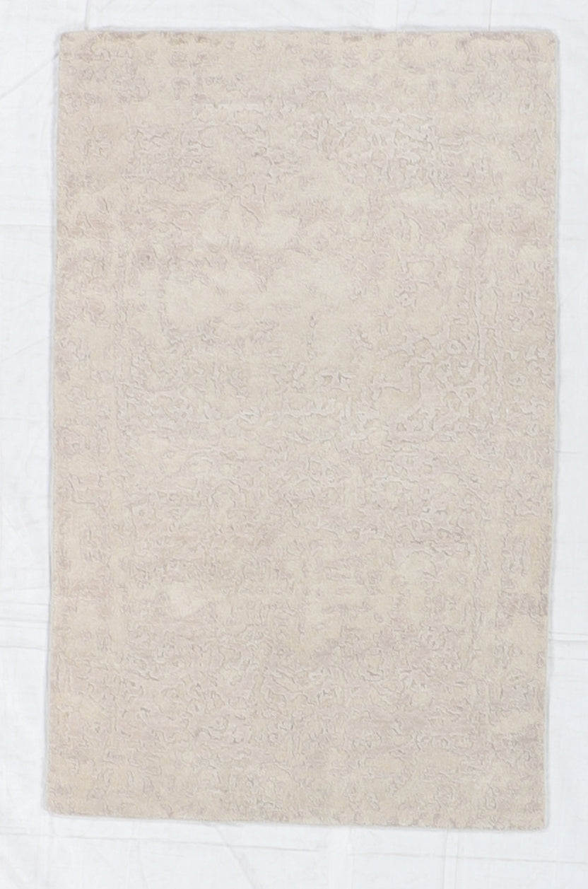 3x5 - Modern Fine/Silk All Over Rectangle - Hand Knotted Rug