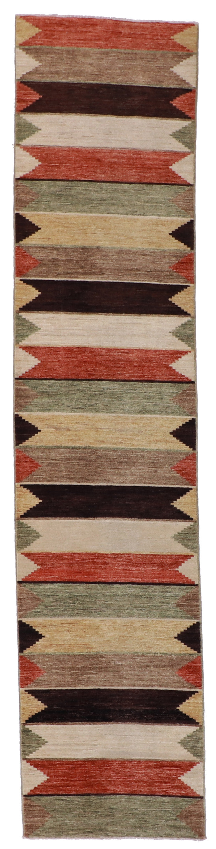 Runner - Mountain Modern Fine/Wool All Over Rectangle - Hand Knotted Rug