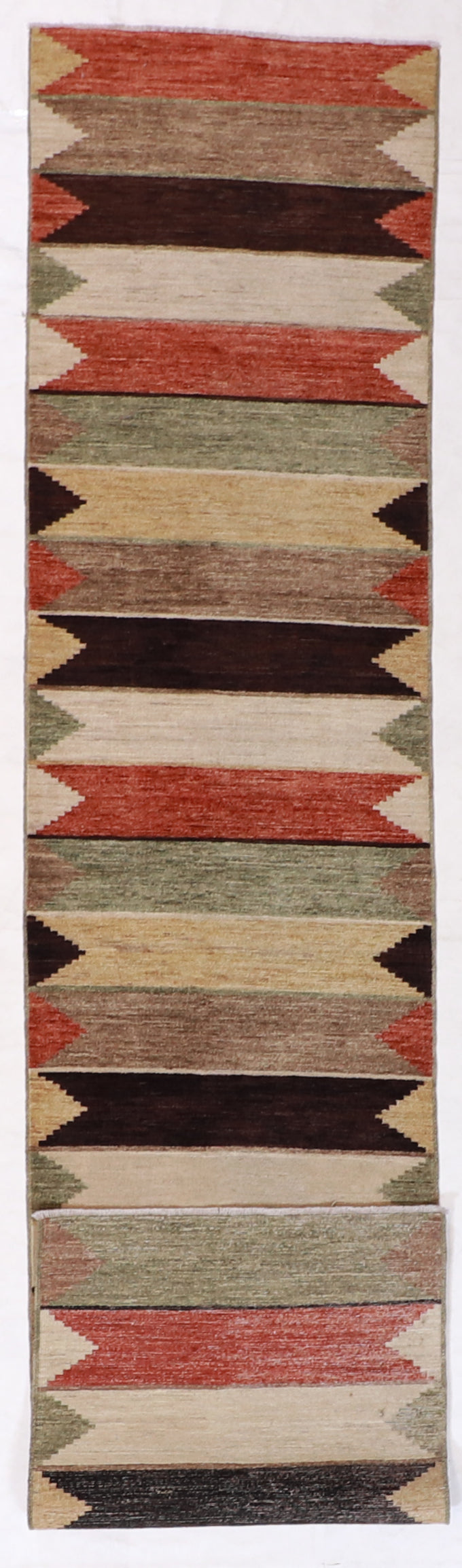 Runner - Mountain Modern Fine/Wool All Over Rectangle - Hand Knotted Rug