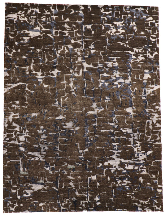 8x10 - Modern Wool All Over Rectangle - Hand Knotted Rug