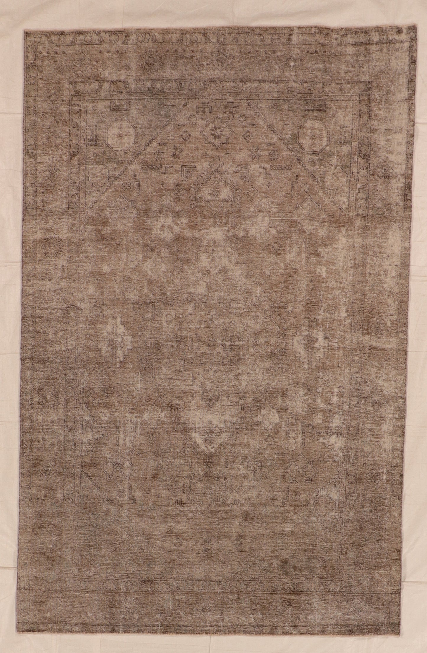 6x9 - Vintage Wool All Over Rectangle - Hand Knotted Rug