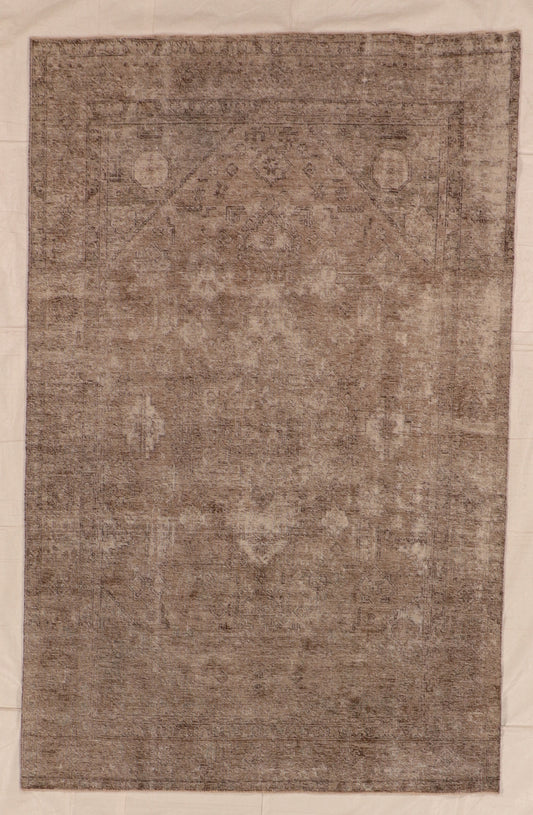 6x9 - Vintage Wool All Over Rectangle - Hand Knotted Rug