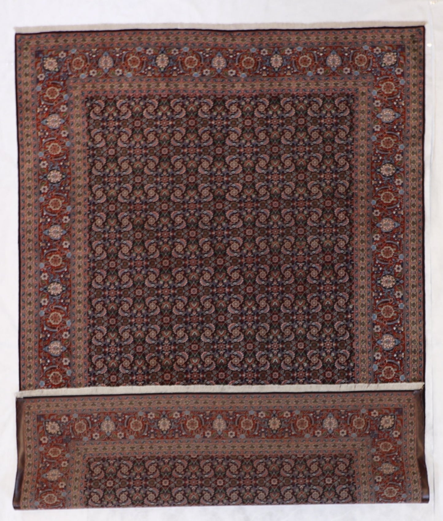 7x10 - Tabriz Silk/Wool Mahie Rectangle - Hand Knotted Rug