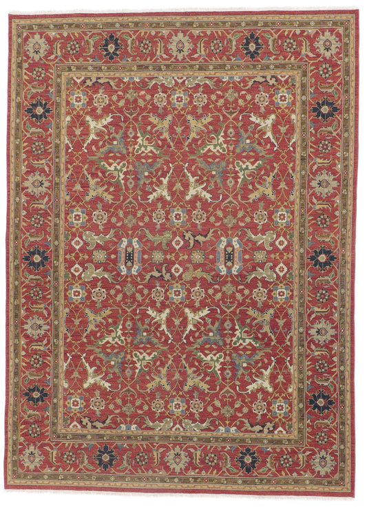 9x12 - Heriz Wool All Over Rectangle - Hand Knotted Rug