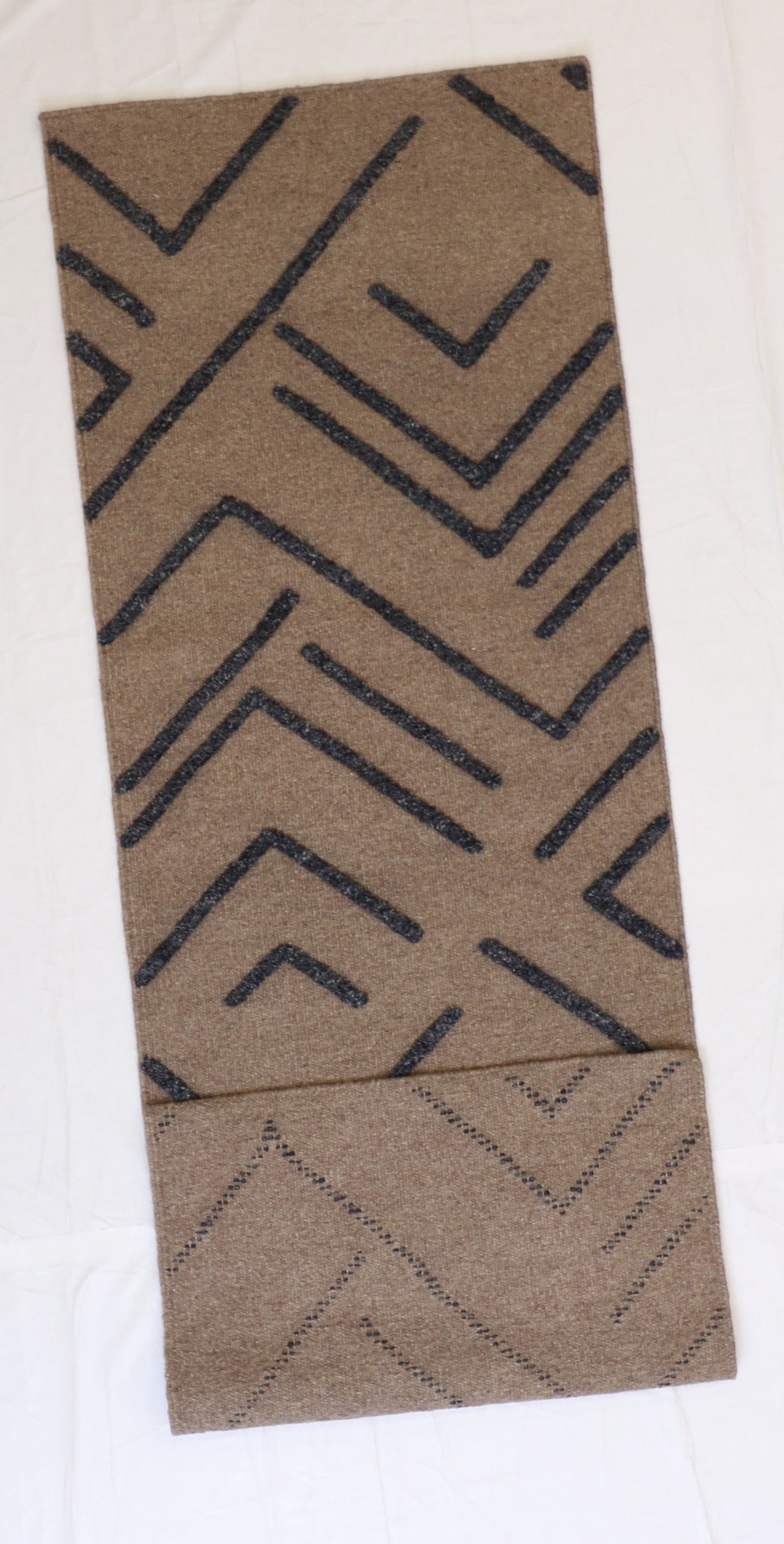 Runner - Kilim Modern Fine Wool All Over Rectangle - Hand Knotted Rug